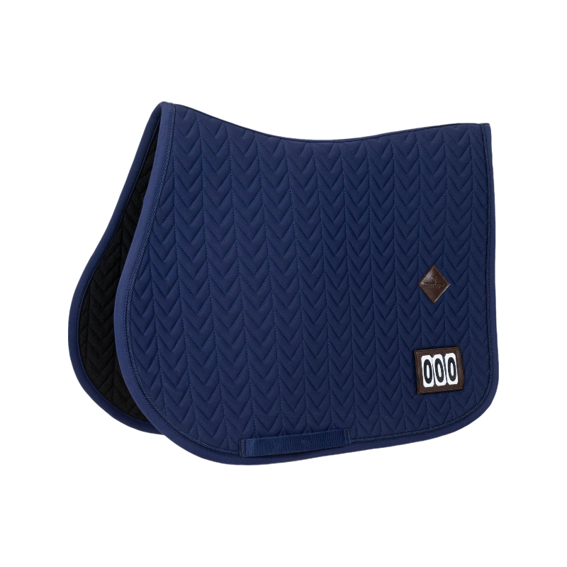 Kentucky Horsewear - Tapis de selle Fishbone Compétition 2 numéros marine | - Ohlala