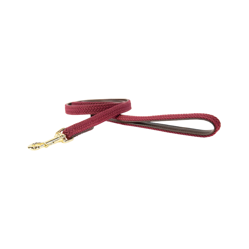 Kentucky Dogwear - Laisse pour chien nylon tressé Plaited Nylon 120 cm bordeaux | - Ohlala