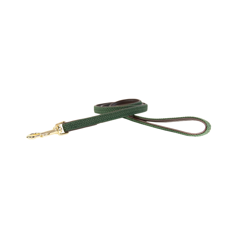Kentucky Dogwear - Laisse pour chien nylon tressé Plaited Nylon 120 cm vert olive | - Ohlala