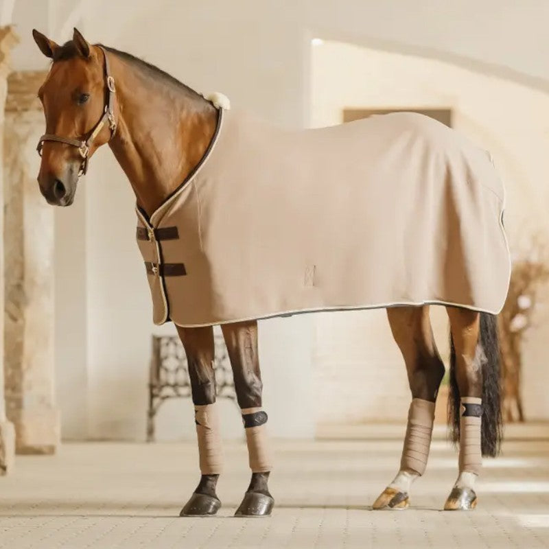 Kentucky Horsewear - Bandes de polo polaire Show Vegan Wool beige (x4) | - Ohlala