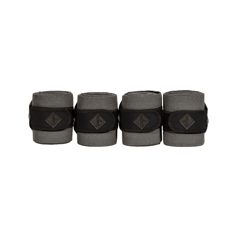 Kentucky Horsewear - Bandes de polo polaire Show Vegan Wool gris (x4) | - Ohlala