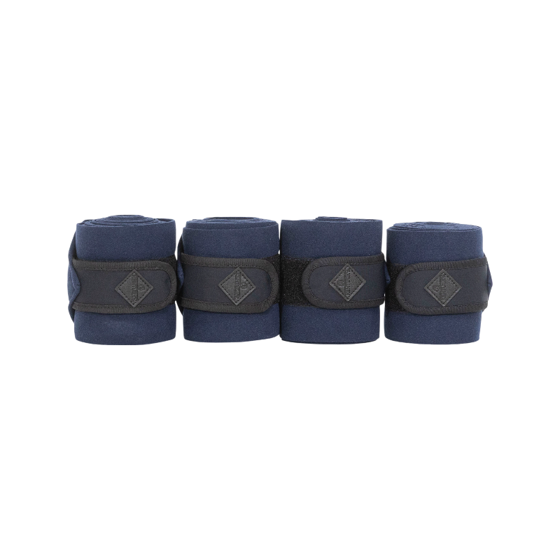 Kentucky Horsewear - Bandes de polo polaire Show Vegan Wool marine (x4) | - Ohlala