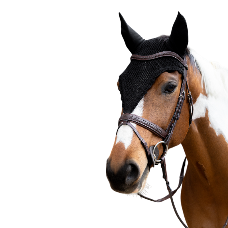 Kentucky Horsewear - Bonnet anti-bruit long noir | - Ohlala