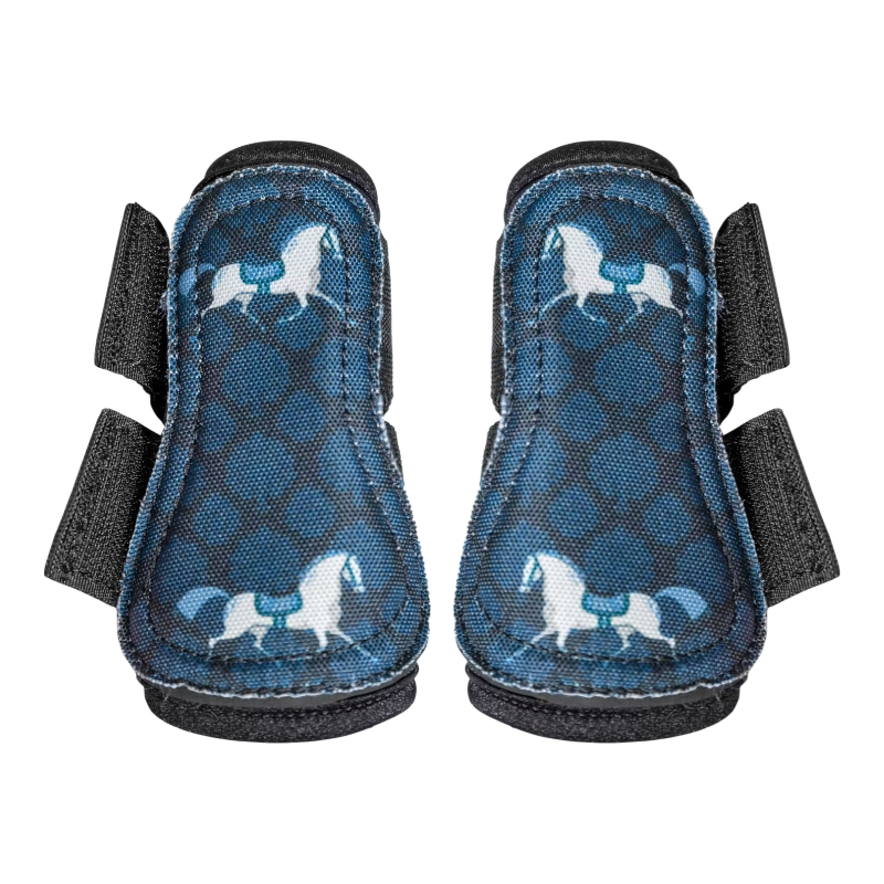 Kentucky Horsewear - Guêtres antérieurs motif cheval Sammy Collection noir | - Ohlala