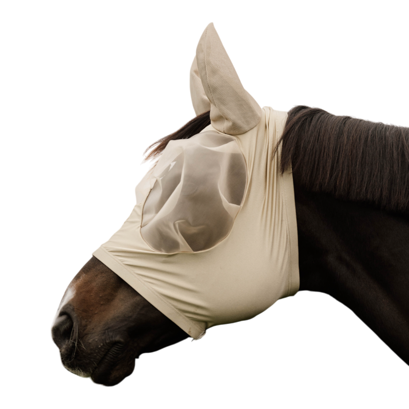Kentucky Horsewear - Masque anti-mouches Slim Fit beige | - Ohlala