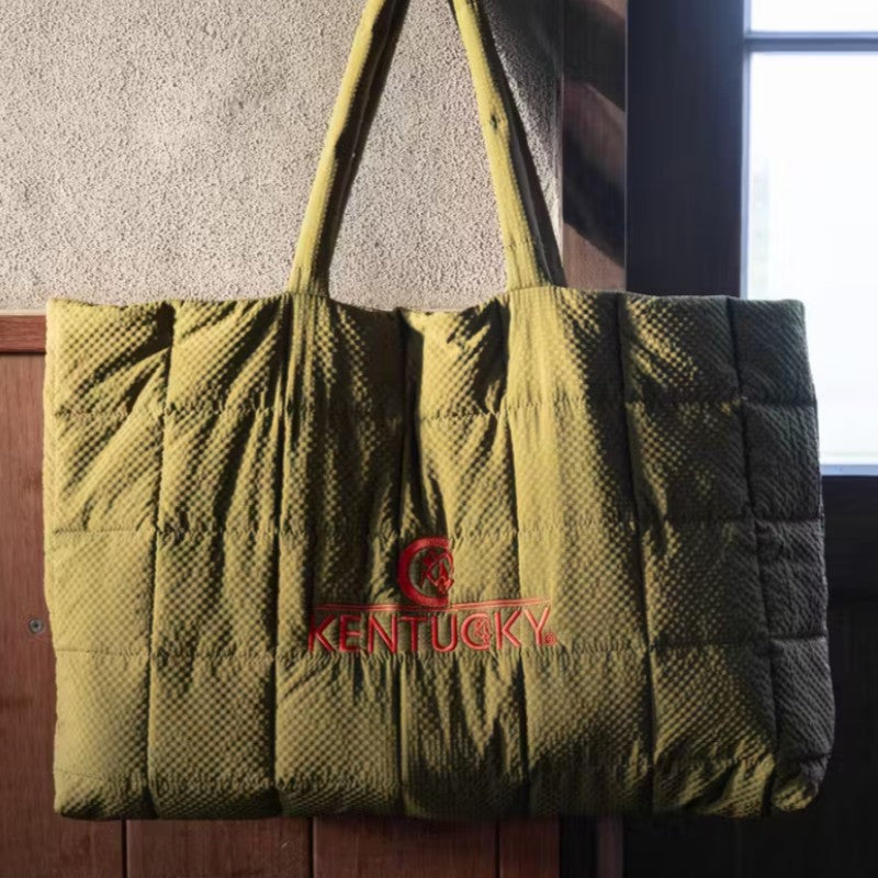 Kentucky Horsewear - Sac rembourré Logo Kentucky kaki | - Ohlala