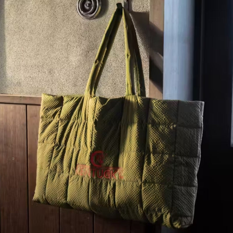 Kentucky Horsewear - Sac rembourré Logo Kentucky kaki | - Ohlala