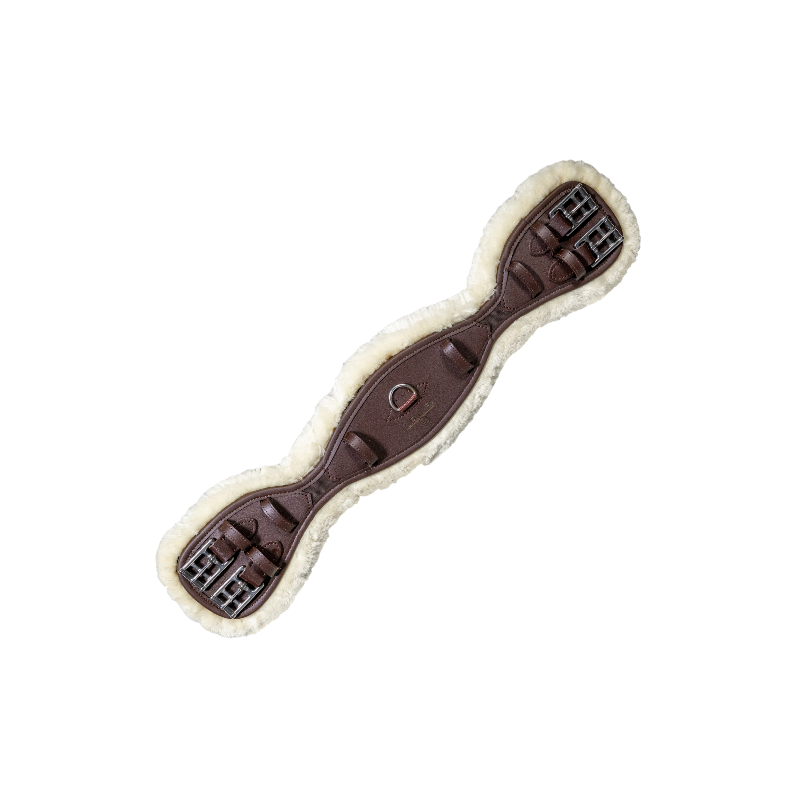 Kentucky Horsewear - Sangle anatomique courte mouton marron | - Ohlala