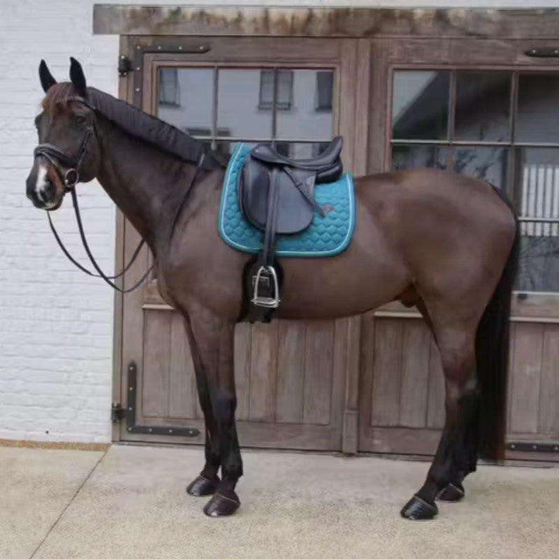 Kentucky Horsewear - Tapis de dressage Melange vert emeraude | - Ohlala