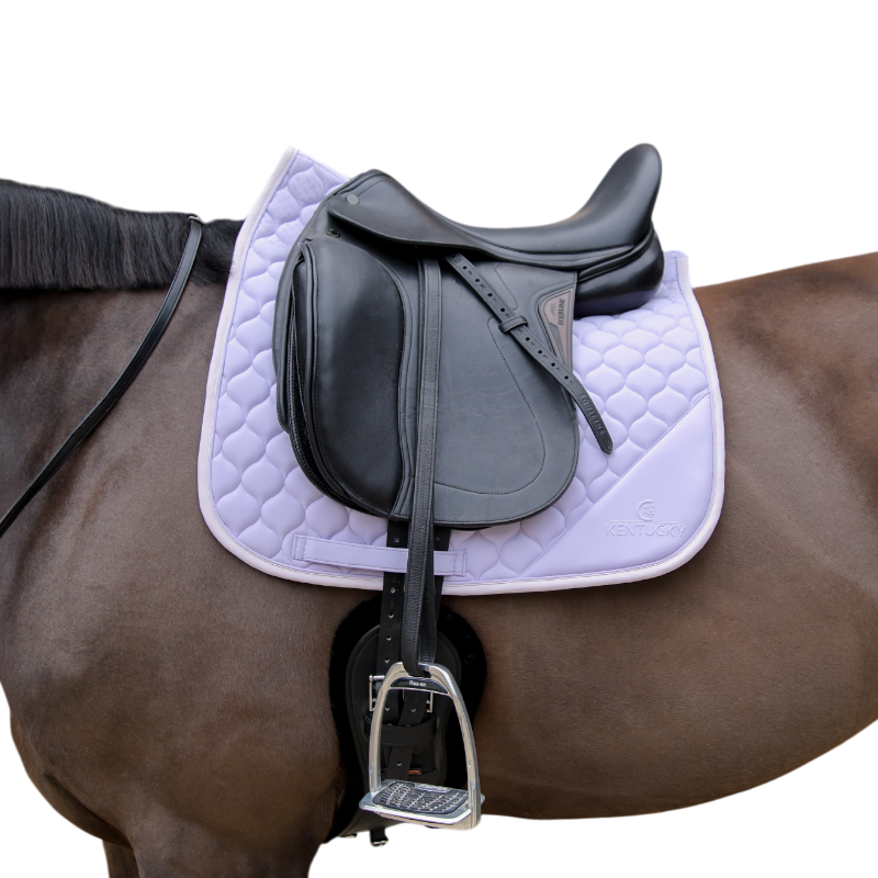 Kentucky Horsewear - Tapis de dressage Softshell Onion Quilt parme/ rose pâle | - Ohlala