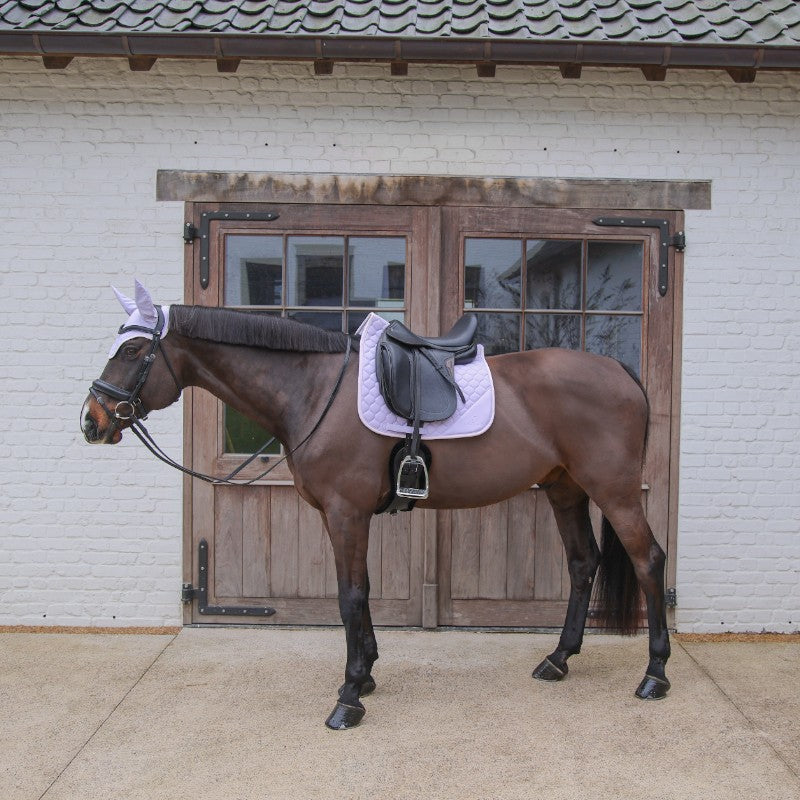 Kentucky Horsewear - Tapis de dressage Softshell Onion Quilt parme/ rose pâle | - Ohlala