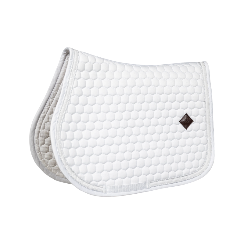 Kentucky Horsewear - Tapis de selle Glitter Band blanc/ blanc | - Ohlala