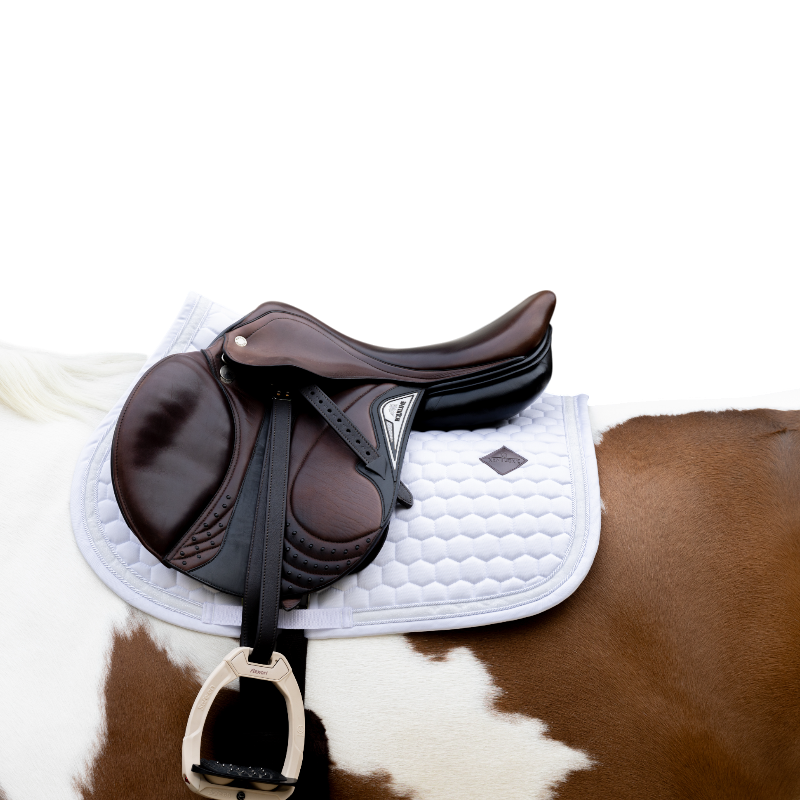 Kentucky Horsewear - Tapis de selle Glitter Band blanc/ blanc | - Ohlala