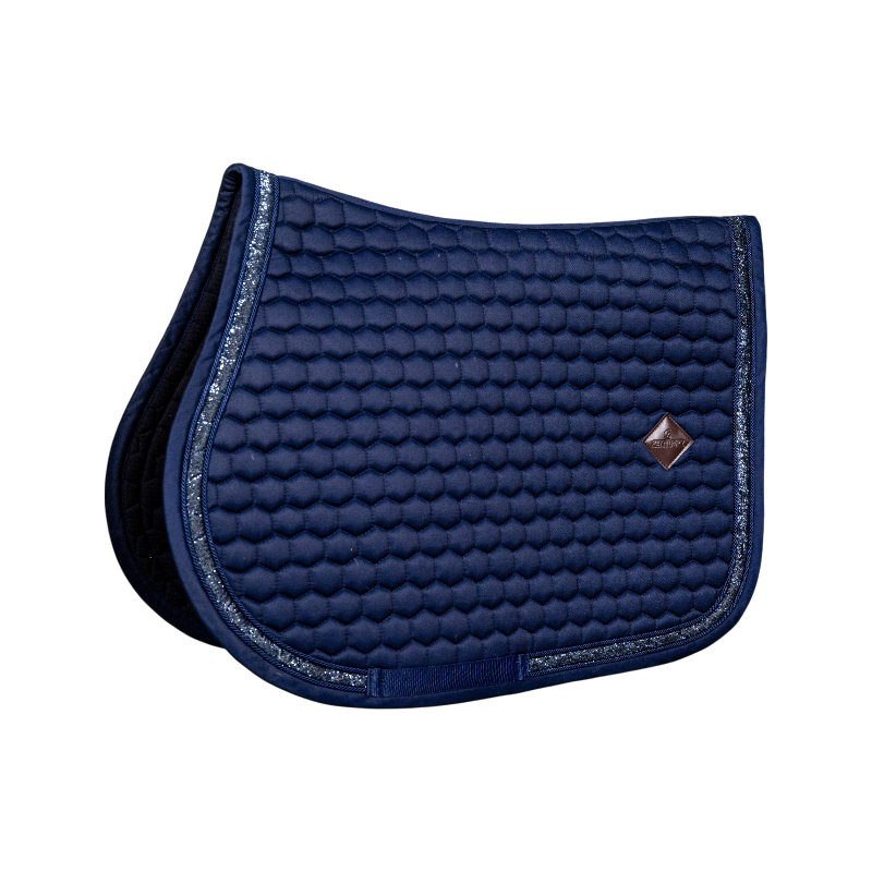 Kentucky Horsewear - Tapis de selle Glitter Band marine | - Ohlala