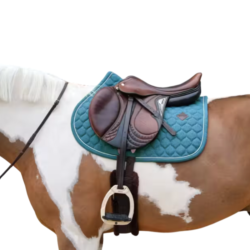 Kentucky Horsewear - Tapis de selle Melange vert emeraude | - Ohlala