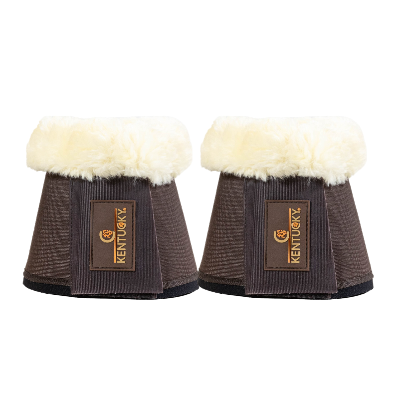 Kentucky Horsewear - Cloches chevaux mouton Solimbra marron | - Ohlala