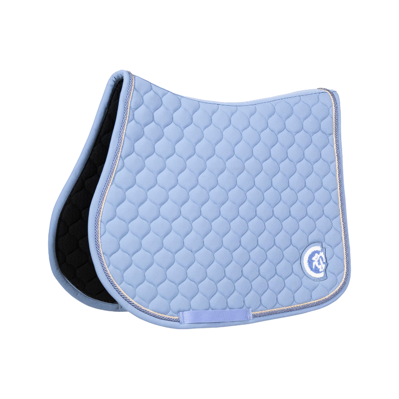 Kentucky Horsewear - Tapis de selle 3D logo Onion Quilt bleu clair | - Ohlala