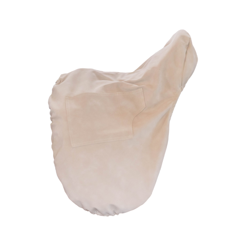 Kentucky Horsewear - Housse de selle dressage avec plaque en or beige | - Ohlala