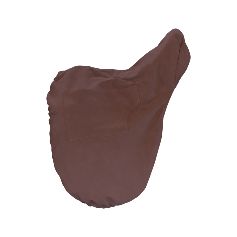 Kentucky Horsewear - Housse de selle dressage avec plaque en or marron | - Ohlala