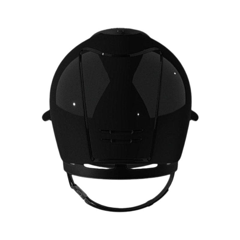 KEP - Casque d'équitation Cromo 2 polish black suédine avec brillants visière polo | - Ohlala
