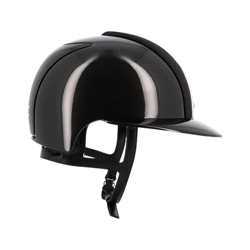 KEP - Casque Cromo 2.0 shine noir Star visière polo diamond | - Ohlala