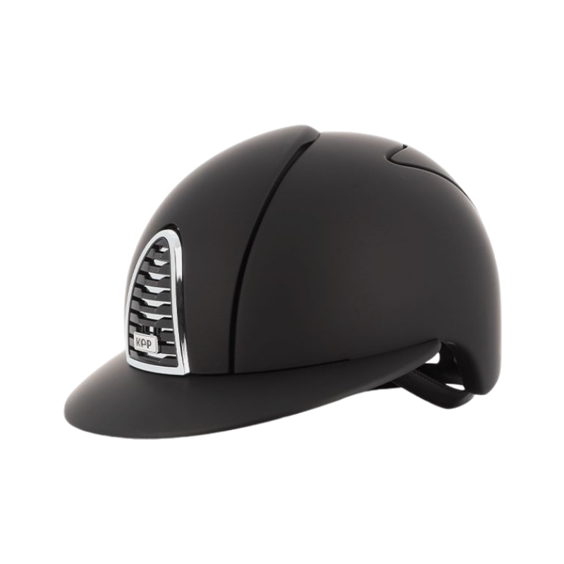 KEP - Casque d'équitation Cromo 2.0 Textile noir visière polo | - Ohlala