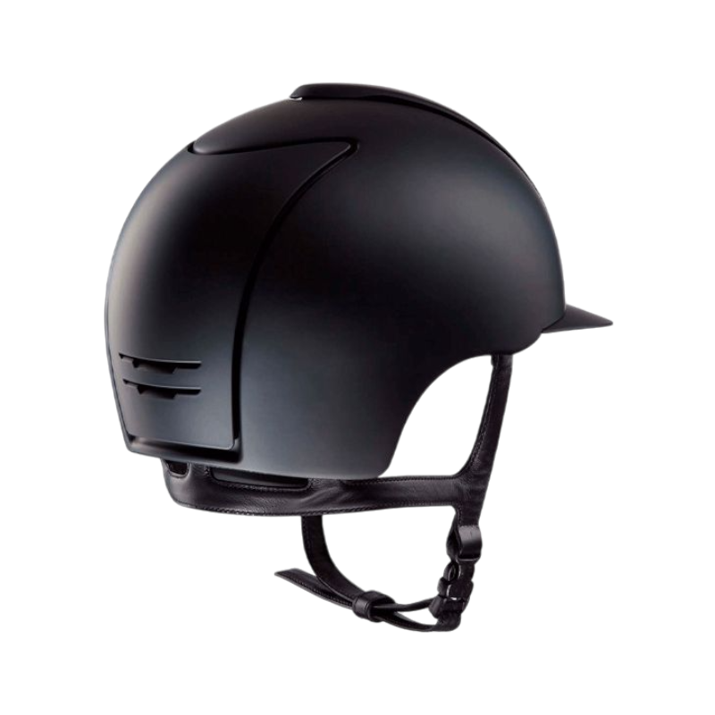 KEP - Casque d'équitation Cromo 2.0 Textile noir visière standard | - Ohlala