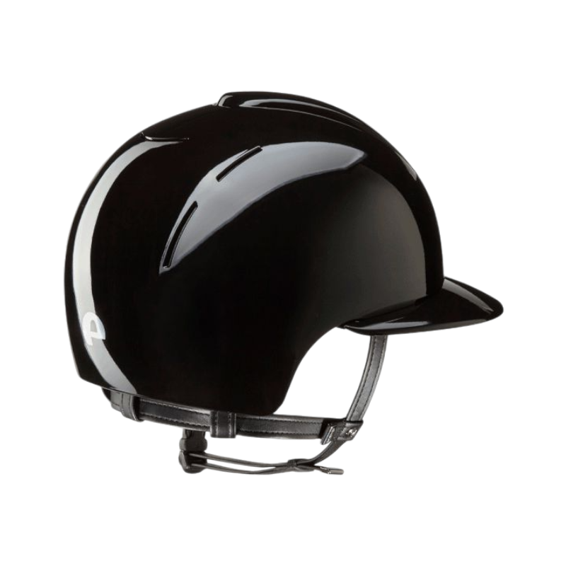 KEP - Casque d'équitation Smart polish noir visière polo | - Ohlala