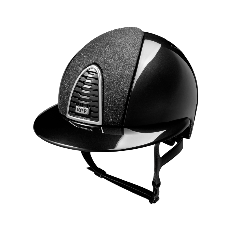 KEP - Casque d'équitation Cromo 2.0 édition limitée Shine Star black visière polo | - Ohlala
