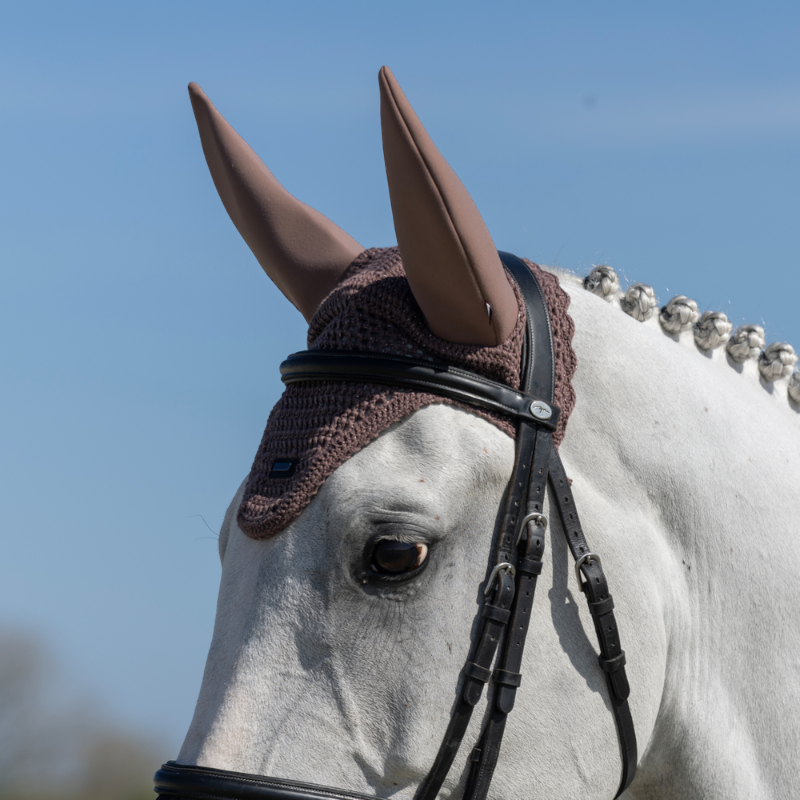 Kingsland - Bonnet pour chevaux KLLexie Crochet brown iron | - Ohlala