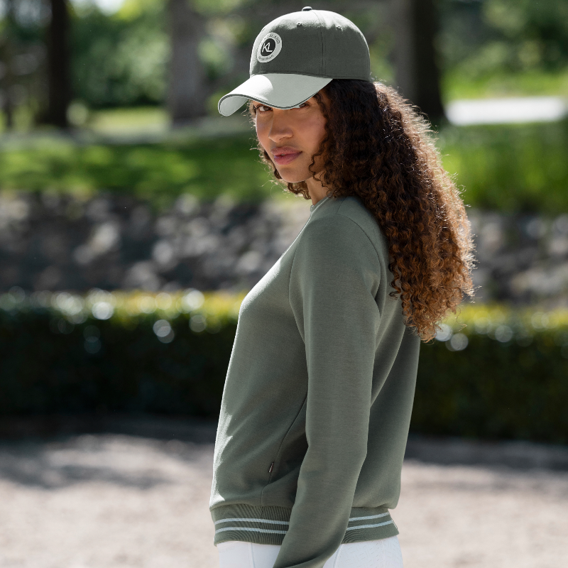 Kingsland - Sweat manches longues femme KLLilian green agave | - Ohlala