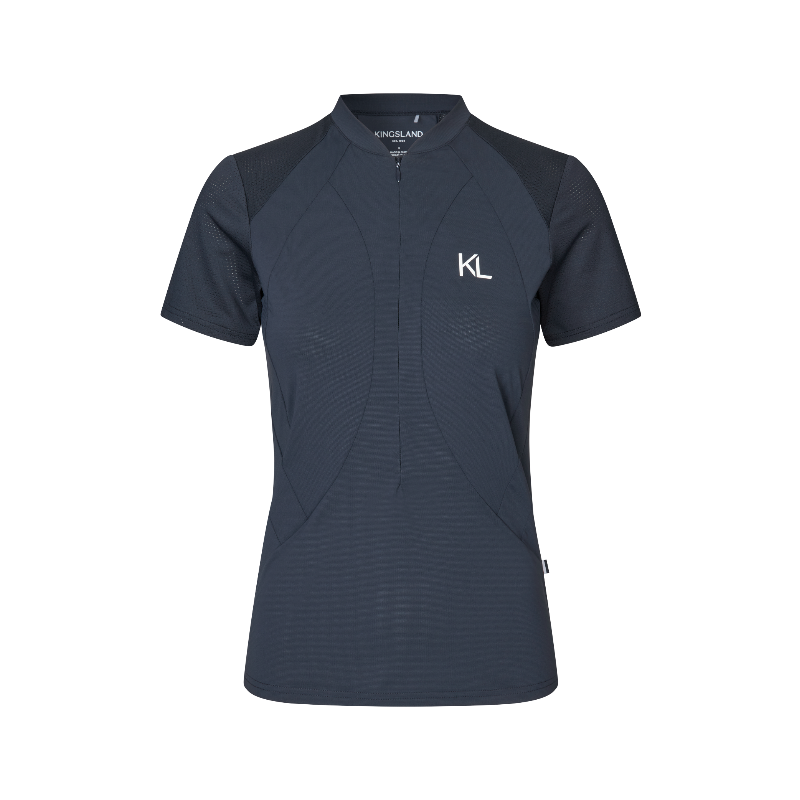 Kingsland - T-shirt technique manches courtes femme KLNaira marine | - Ohlala