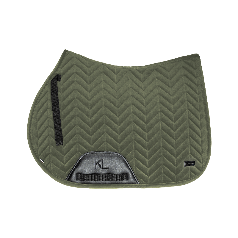 Kingsland - Tapis de selle KLVigga velvet green beetle | - Ohlala