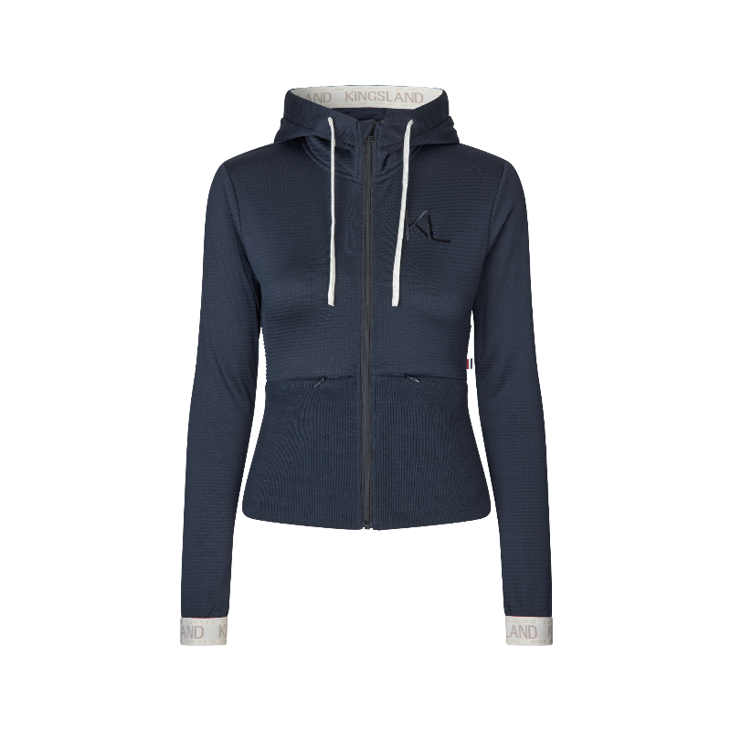 Kingsland - Veste manches longues polaire femme KLNena marine | - Ohlala