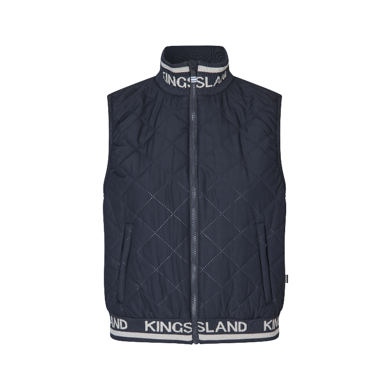 Kingsland - Veste sans manches matelassée femme KLNoelle marine | - Ohlala