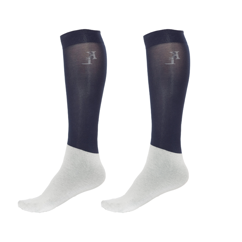 Kingsland - Chaussettes d'équitation Classic Show marine | - Ohlala