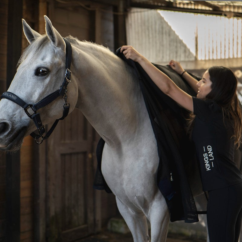 Kingsland - T-shirt manches courtes mesh femme KLHanna marine | - Ohlala