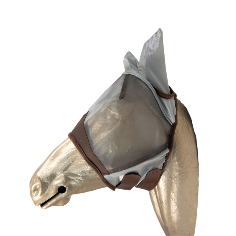 Kentucky Horsewear - Masque anti-mouches classic avec oreilles argent | - Ohlala
