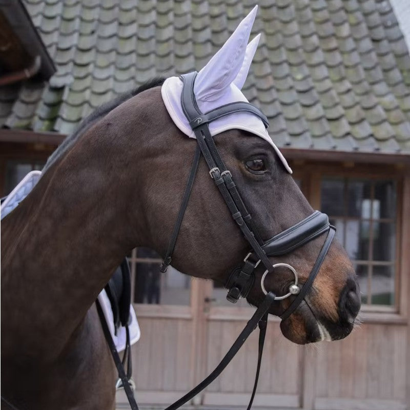 Kentucky Horsewear - Bonnet pour chevaux anti-bruits softshell violet/ rose clair | - Ohlala