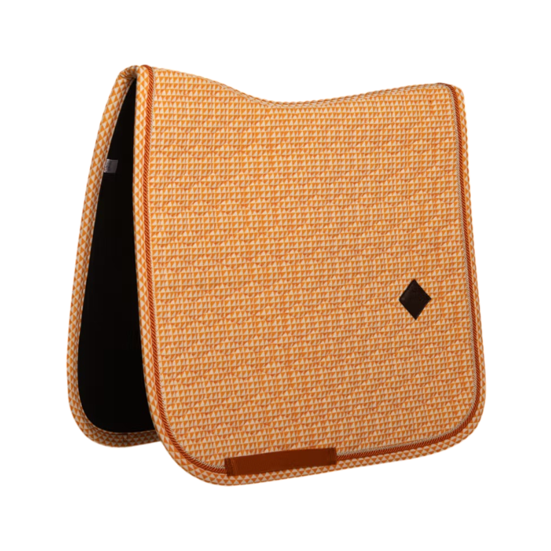 Kentucky Horsewear - Tapis de dressage Velvet Printing flags orange | - Ohlala