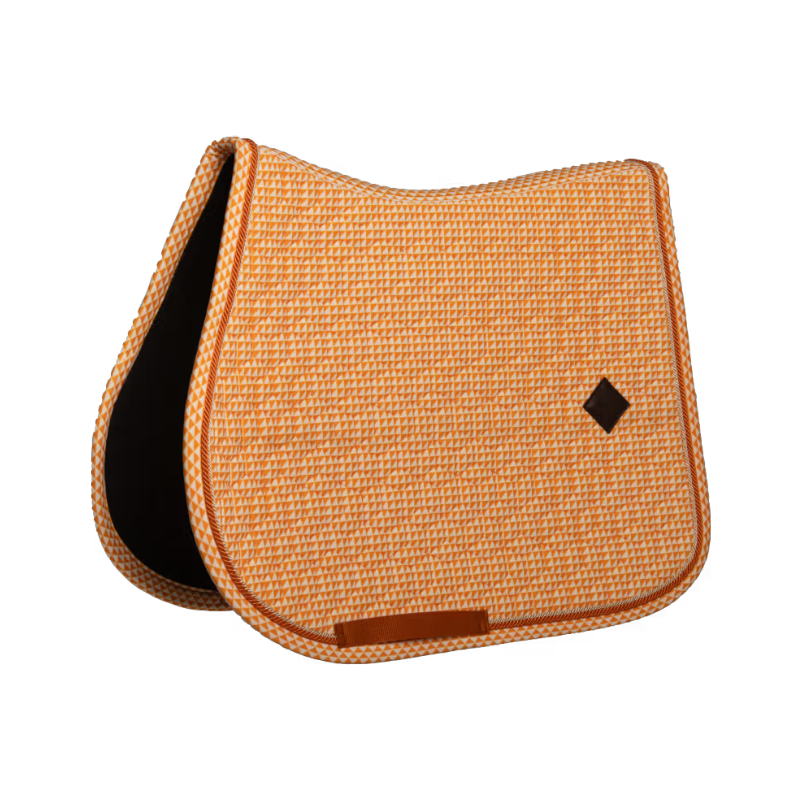 Kentucky Horsewear - Tapis de selle Velvet Printing flags orange | - Ohlala