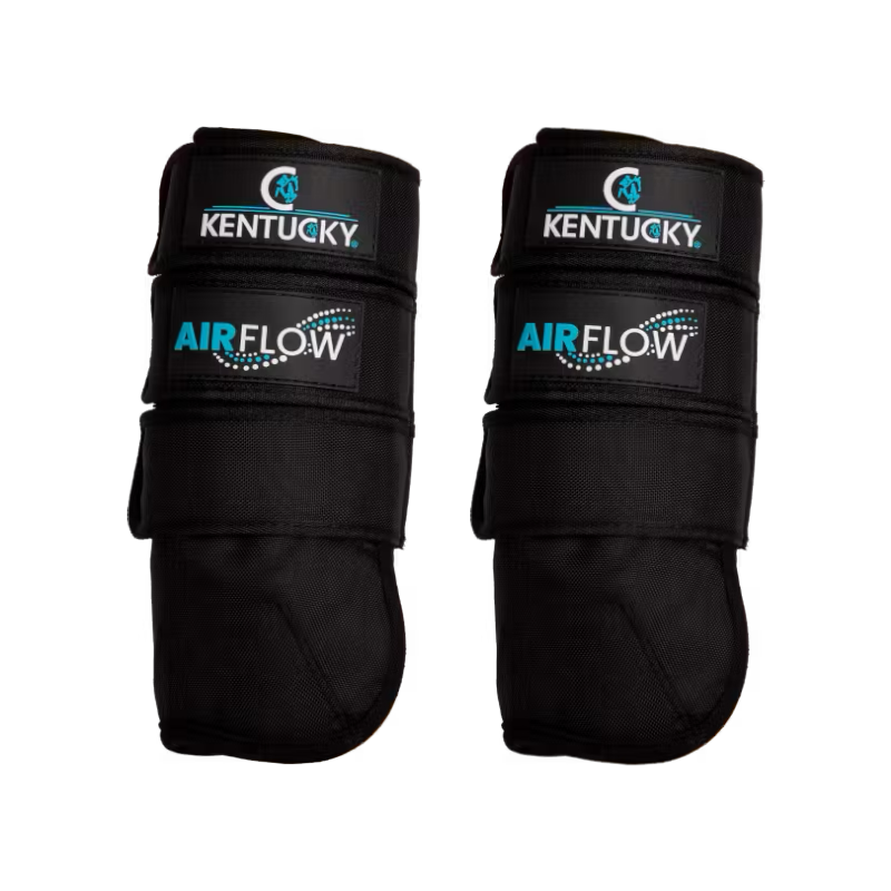 Kentucky Horsewear - Guêtres de cross antérieurs 3D Air Flow noir | - Ohlala