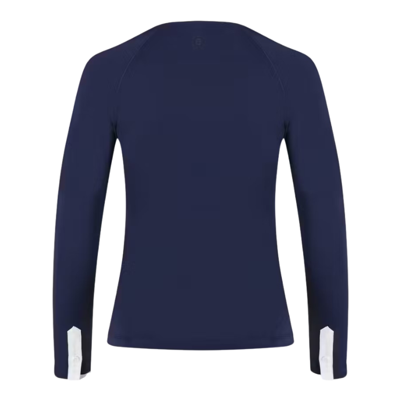 Kentucky Horsewear - Polo manches longues femme Classic marine | - Ohlala