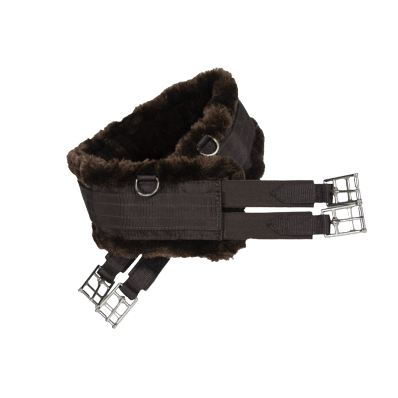 Kentucky Horsewear - Sangle mouton marron/ marron | - Ohlala