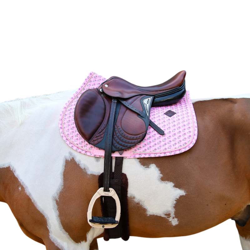 Kentucky Horsewear - Tapis de selle Collection Sammy vieux rose | - Ohlala