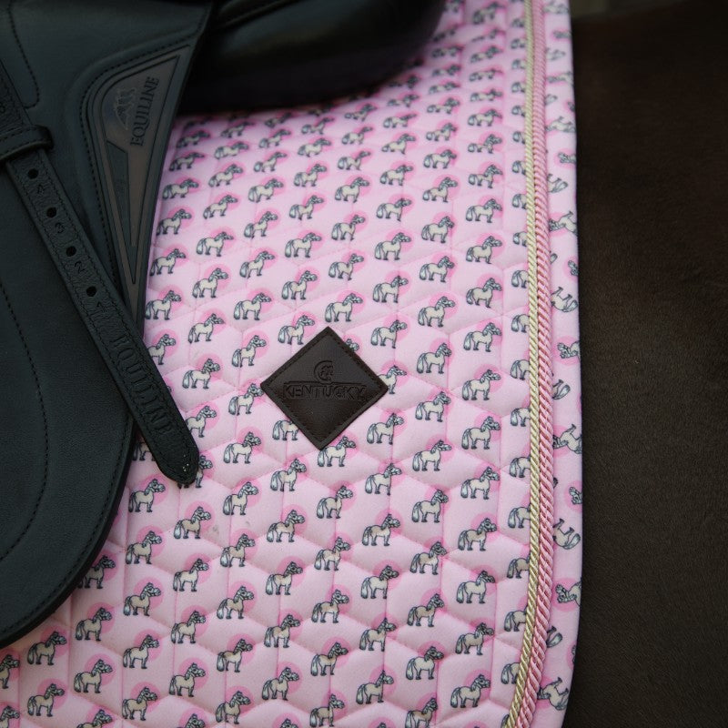 Kentucky Horsewear - Tapis de selle Collection Sammy vieux rose | - Ohlala