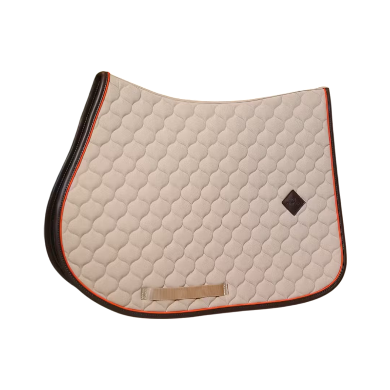 Kentucky Horsewear - Tapis de selle Onion Quilt Leather Neon beige | - Ohlala