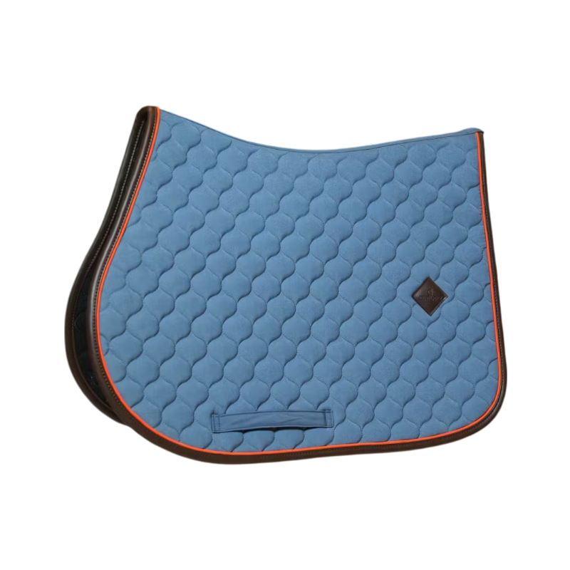 Kentucky Horsewear - Tapis de selle Onion Quilt Leather Neon bleu | - Ohlala