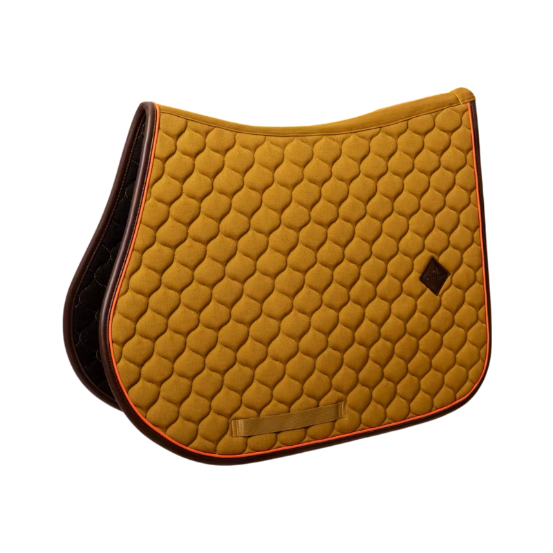 Kentucky Horsewear - Tapis de selle Onion Quilt Leather Neon kaki | - Ohlala