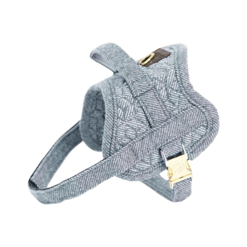 Kentucky Dogwear - Harnais pour chiens Body safe Wool bleu ciel | - Ohlala